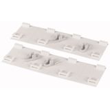 AP-45 Blanking plate for 45 MM cut-outs, lockable, 2 x 10 SU, white