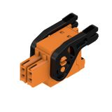 PCB plug-in connector, female plug, 3.50 mm, Number of poles: 4, 180°, PUSH IN with actuator, Clamping range, max. : 1.5 mm², Box