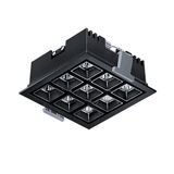 SUI DF9Q 3000-930 LDO VFL VFL VFL BK BK - ceiling-recessed luminaire