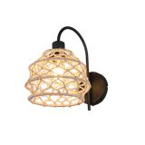Hive wall lamp E27 natural color/hemp