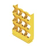 Side element, OMNIMATE Housing - series CH20M  Traffic yellow, Side element, Width: 67 mm
