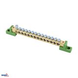 TERMINAL BLOCK ON FLAT ISULATORS 8x12 GREEN