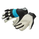 STOR protective mechanical gloves black/blue 9