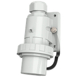 Wallmounted inlet, 16A3p 6h230V, IP67