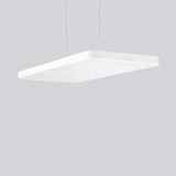 TRIONA rectangle, 104 W, 12900 lm, 830, white, DALI Pendant luminaires