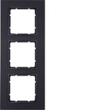 Frame 3gang, B.7, ant., matt