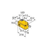 Inductive Sensor With Extended Switching Distance   NI5U-Q10S-AP6X