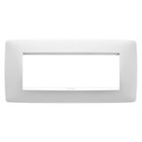 ONE PLATE - IN PAINTED TECHNOPOLYMER - 6 MODULE - SATIN WHITE - CHORUSMART