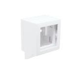 Q45 LATERAL ADAPTER F/16X10 TRUNKING WHITE