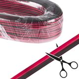 2-wire conductor AWG 20, red/black