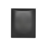 Quadruple socket outlet with SCHUKO earthing - IP44 version - flap in colour of the cover, 16A, Screw, black matt