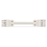 pre-assembled interconnecting cable Eca Socket/plug white
