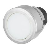 Push-button, illuminated, flush-mount, maintained, clear