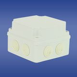 Hermetic box with glands