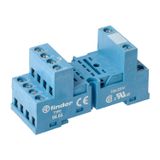 Screw socket blue for 35mm.rail, 55.32/34 (94.64)