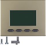 Info display, KNX - arsys, light bronze matt, lacq.