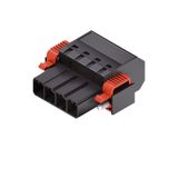 PCB plug-in connector, male plug, 7.62 mm, Number of poles: 6, 180°, PUSH IN without actuator, Tension-clamp connection, Clamping range, max. : 10 mm², Box