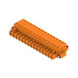PCB plug-in connector, female plug, 5.08 mm, Number of poles: 15, 180°, PUSH IN with actuator, Clamping range, max. : 3.31 mm², Box