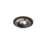 SHARM R I recessed black/black copper 230V LED 10W 24° 3000K