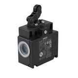 Limit switch, One-way roller arm lever (horizontal), 1NC/1NO (slow-action), 1NC/1NO (slow-action), M20 (2-conduit) D4N 0181C