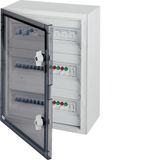 Waterproof PVC box vector, IP65, 2 rows, 20M, transparent door