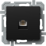 SOCKET TEL KS RJ11 6/4 BK XO 4417213