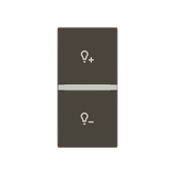 Rocker cover dimmer symbol - 1M - Anthracite
