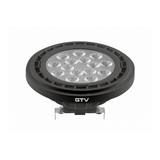 LED LIGHT SOURCE, A-G, AR111, 3000K, G53, 12,5W, DC12V, 40°, 1100lm, black