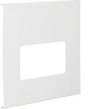 Pre-cut lid 2gang FB 60230 traffic white