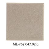 End cap for RD without hole, silver color, 1 pc