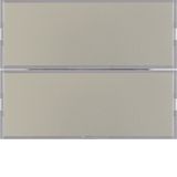 Push-button 2gang, + RGB LED, internal temp. sensor, KNX - K.5, stainl