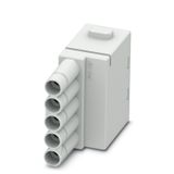 Signal module, 230 V, 16 A, Number of poles: 5, PUSH IN with actuator, Female, Required plug-in slots: 1