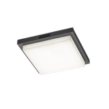 Bermejo LED ceiling lamp 30x30 cm anthracite