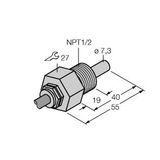 Flow Monitoring Immersion Sensor without Integrated Processor   FCS-N1/2A4-NA