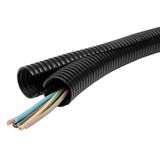 2PPSM-45U.25 zwart  Flexibele buis deelbaar uv