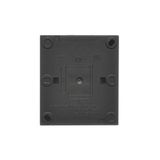 Single earial socket type "F", (module), Simon 24, IP20/IP44, black matt