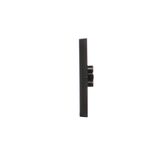 Single button for the switch with the "stairs" pictogram, (rocker), Simon 24, IP20, black matt
