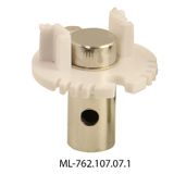 Power connector for ZX, silver color, 1 pc