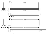 Suspended luminaires Solvan Flow H Lens White rectangular ETDD 44W 6400lm Wide reduced glare UGR19 (W19) IK03 3 SDCM