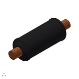 Hermetic filter drier, DCL, 30 cu.in., Copper