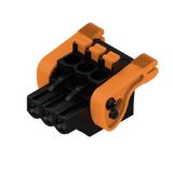 PCB plug-in connector, female plug, 5.08 mm, Number of poles: 3, 90°, PUSH IN with actuator, Clamping range, max. : 3.31 mm², Box