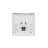 Buttoms for quadruple pushbutton / double roller blind pushbutton with pictogram, (rocker), Simon 24, IP20, black matt