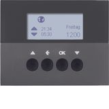 Blind time switch, display, K.1, ant. matt, lacq.