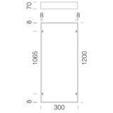 Frame 1200x300 h 70 mm