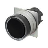 Pushbutton A22NZ 22 dia., bezel brushed metal, full guard, momentary, A2270114M