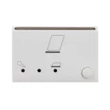 Timed switch with vertical card - 3 modules - Domus series