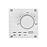 Analog thermostat - top part, heating, white