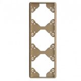 TRIPLE VERTICAL FRAME CHAMPAGNE