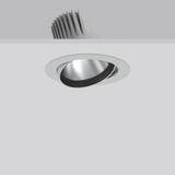 RONDOS maxi, 25 W, 3050 lm, 927, silver, on/off Recessed projectors, D