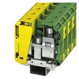 Clamp, screw terminals, PE/PEN terminal, 50 mm², green-yellow